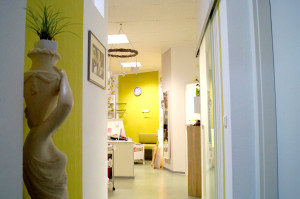 Foto: Flur zu den Behandlungszimmern