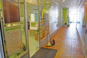 Foto: Passage 44 (Ein- und Ausgang zur Podologischen Praxis sowie zum Kundenparkplatz)