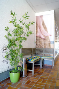 Foto: Sitzgelegenheit in der Passage 44